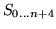 $ S_{0\ldots n+4} $