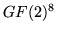 $ GF(2)^8 $